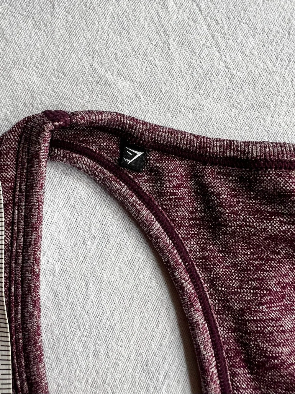 Gymshark Flex Matching Set Ruby Marl Leggings & Sports Bra Size L